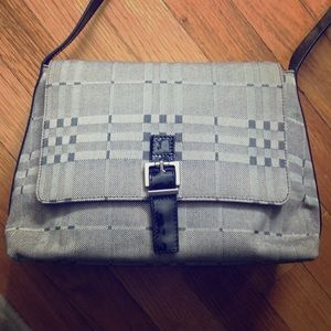 Burberry - Plaid Jacquard Shoulder Bag